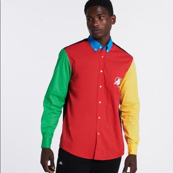 Kappa color block funky shirt - Picture 1 of 11